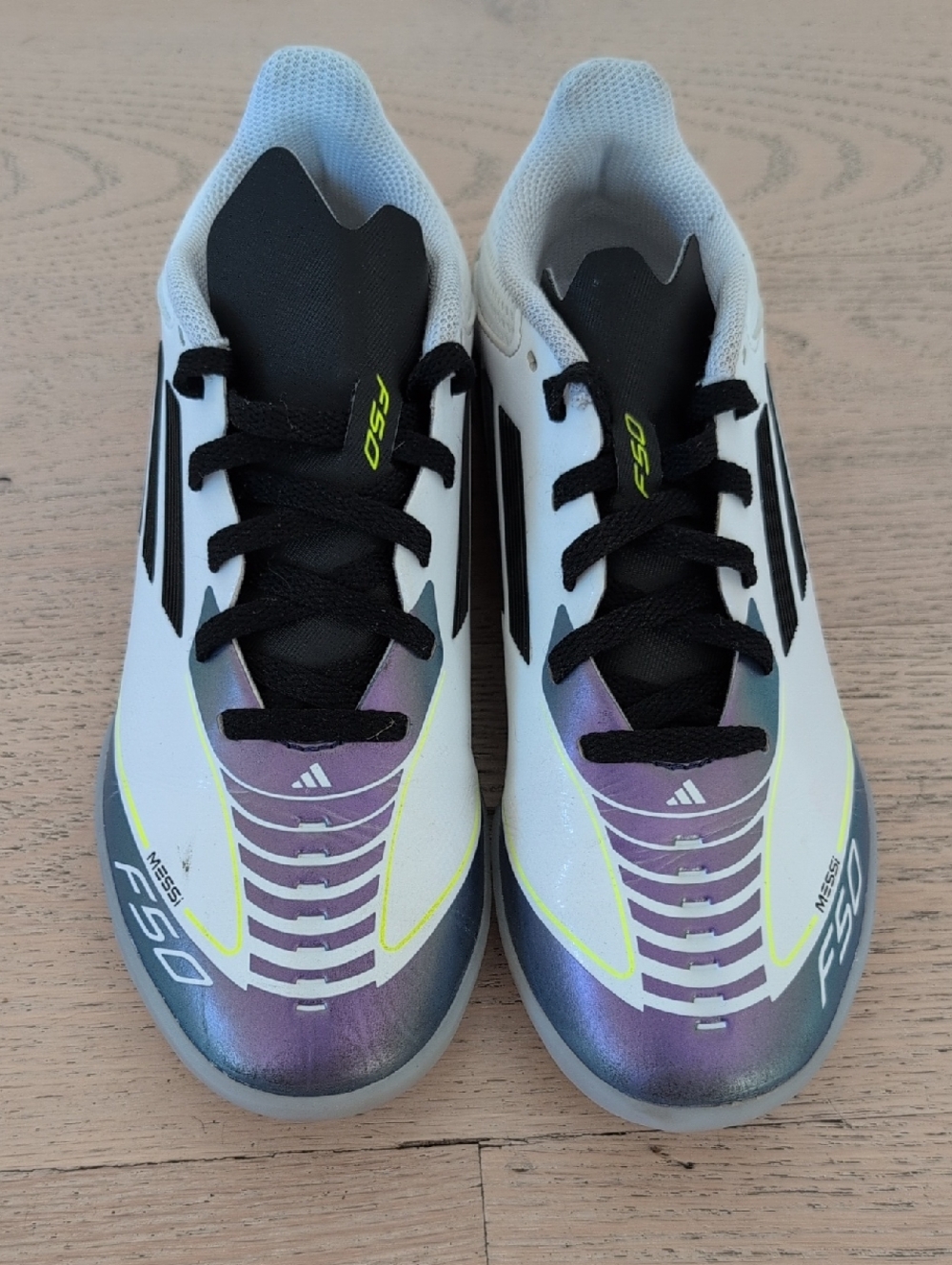F50 Messi League Turf Soccer Shoes Kids Sz 4